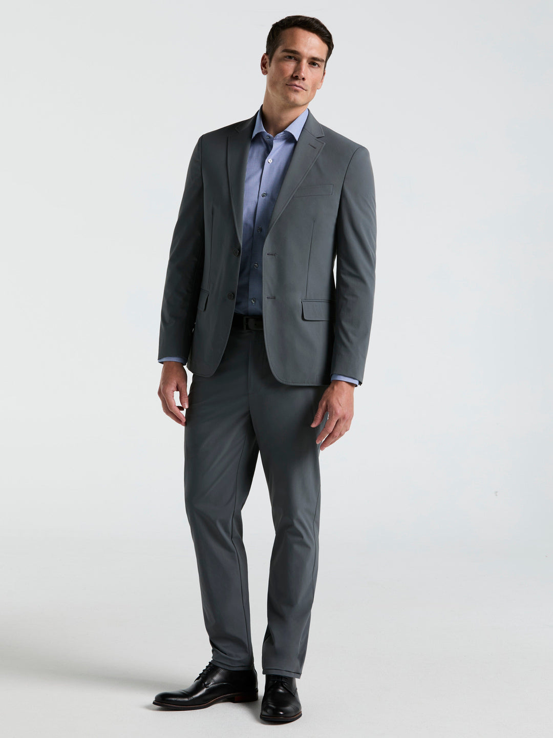 Slim Fit Performance Tech Suit Jacket (Grey) 