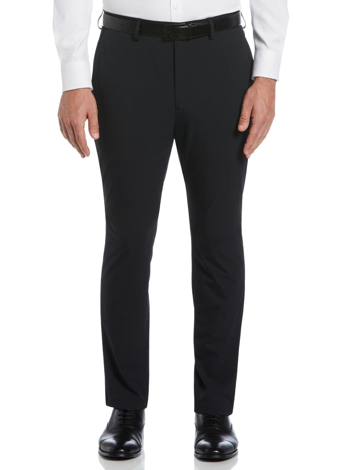 Perry Ellis Men's Slim Fit Tech 2.0 Suit Pants in Black, Size 34, Nylon/Elastane Perry Ellis Men's Slim Fit Tech 2.0 Suit Pants in Black, Size 34, Nylon/Elastane