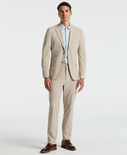 Slim Fit Solid Suit Pant (Khaki) 