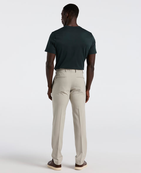 Slim Fit Solid Flat Front Pant (London Fog) 