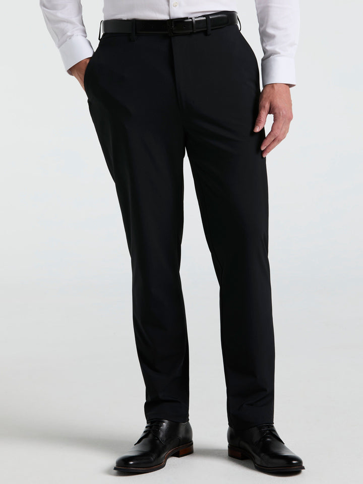 Fashion Black Tech Suit Pant (Black) 