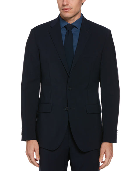 Textured Suit Jacket (Deep Navy) 