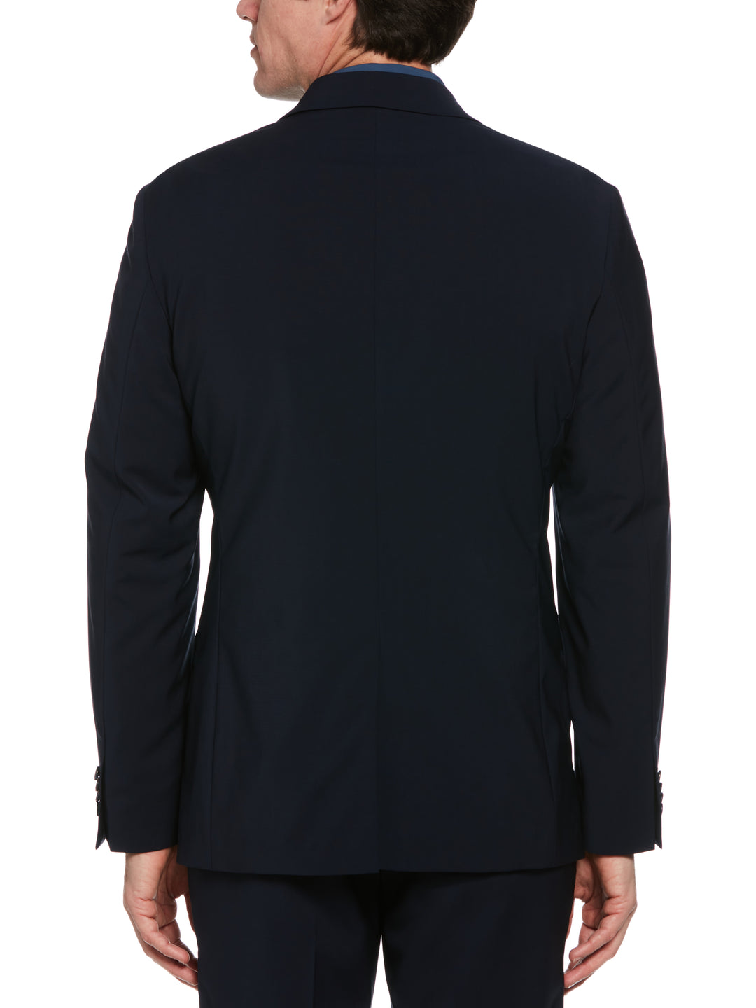 Textured Suit Jacket (Deep Navy) 