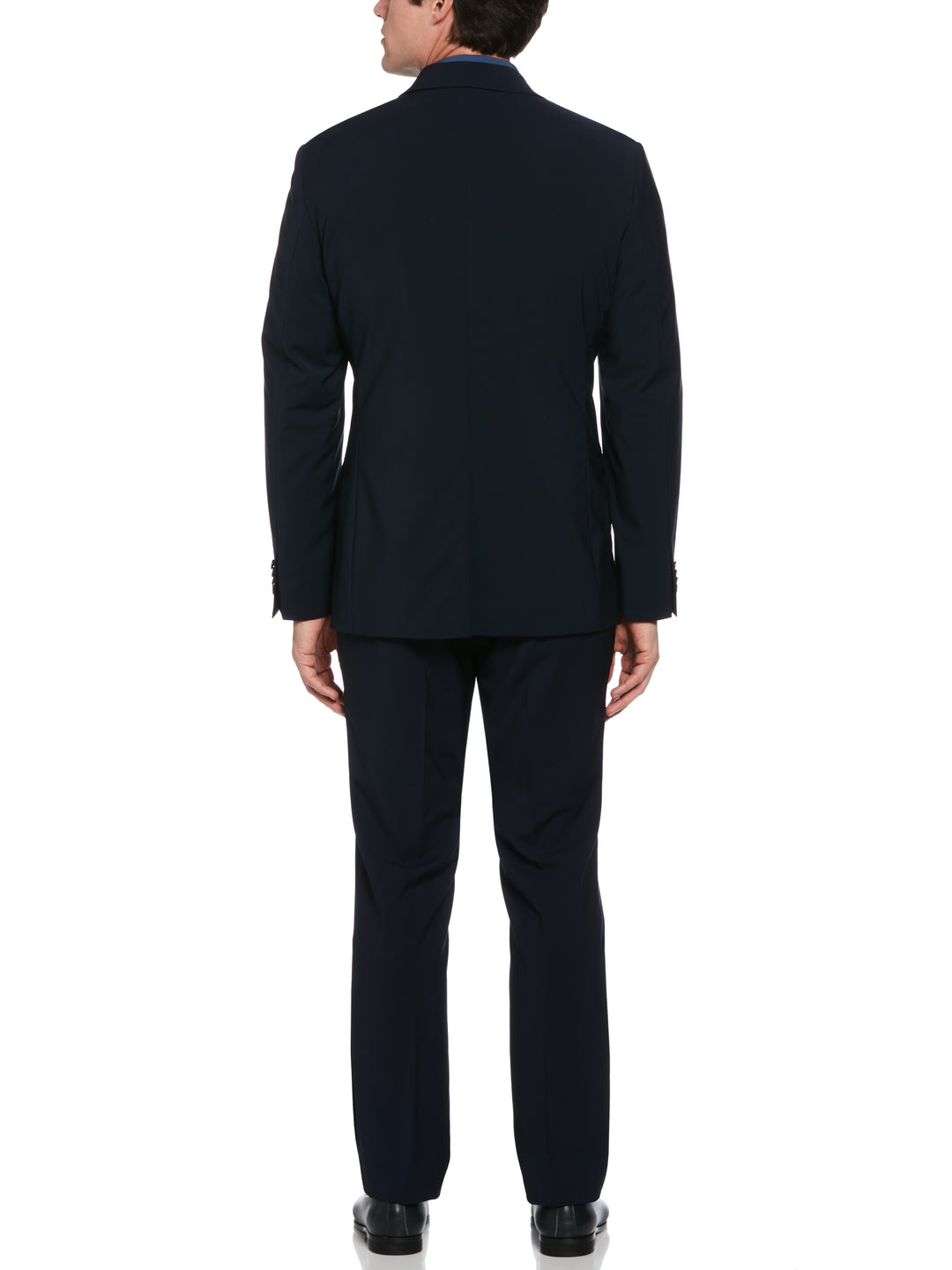 Textured Suit Jacket (Deep Navy) 
