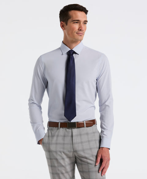 Slim Fit Tech Solid Total Stretch Dress Shirt (Kentucky Blue) 