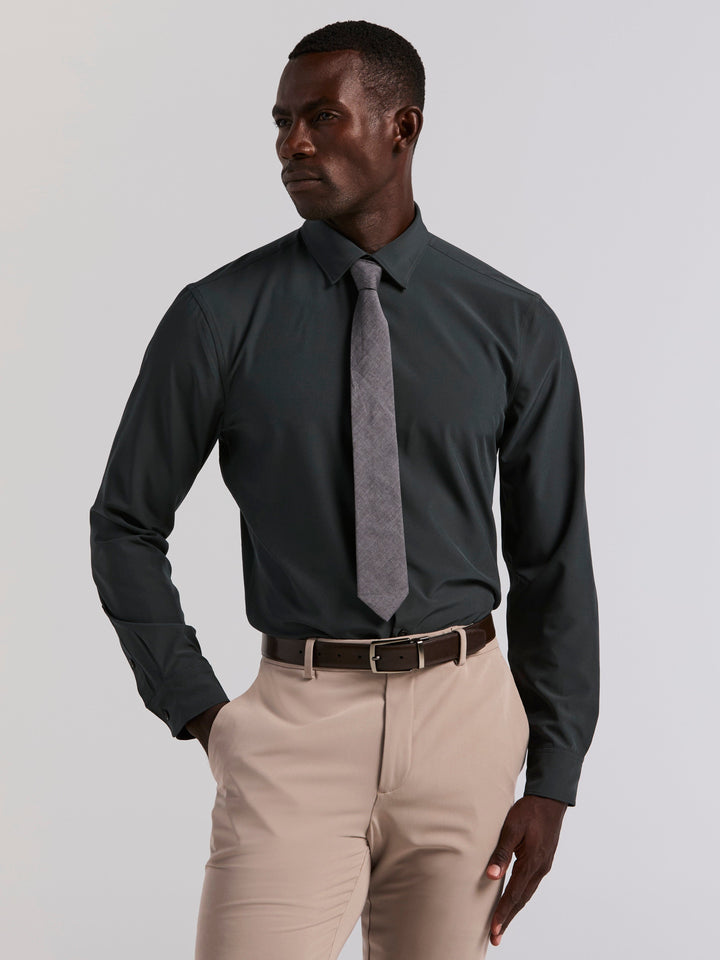 Slim Fit Long Sleeve Dress Shirt (Magical Forest) 