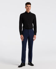 Slim Fit Tech Solid Total Stretch Dress Shirt (Black) 