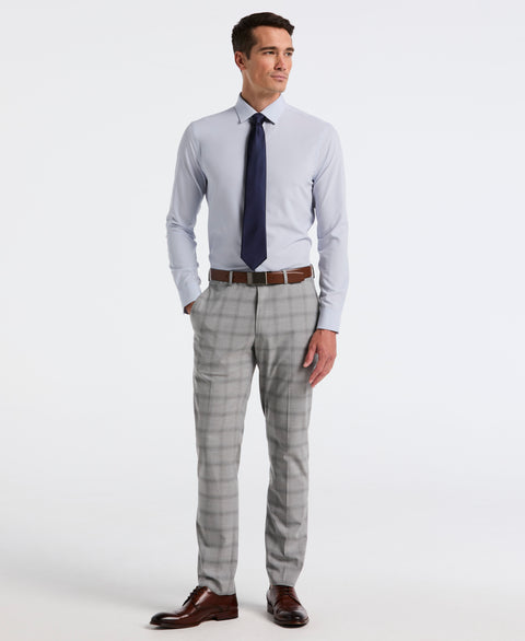 Slim Fit Tech Solid Total Stretch Dress Shirt (Kentucky Blue) 