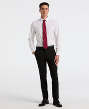 Slim Fit Tech Solid Total Stretch Dress Shirt (Bright White) 