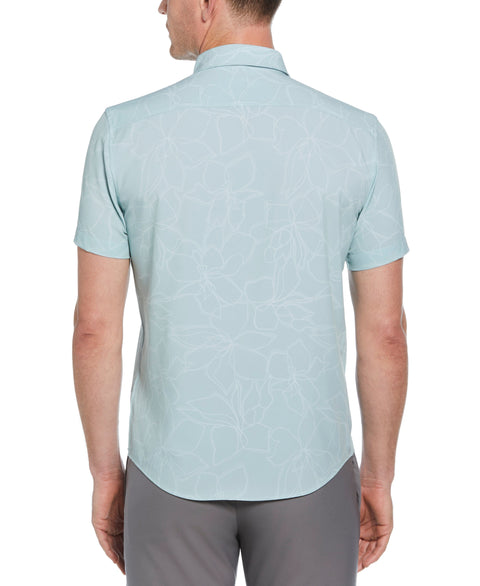 Floral Print Shirt (Gray Mist) 