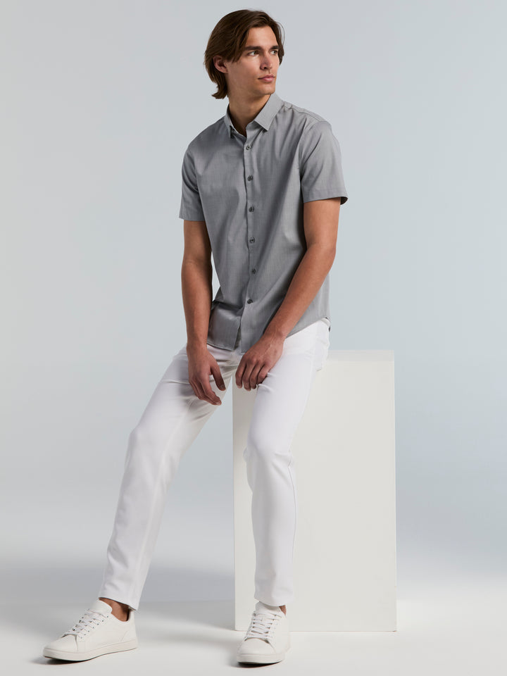 Slim Fit Short Sleeve Shirt (Chiseled Stone) 