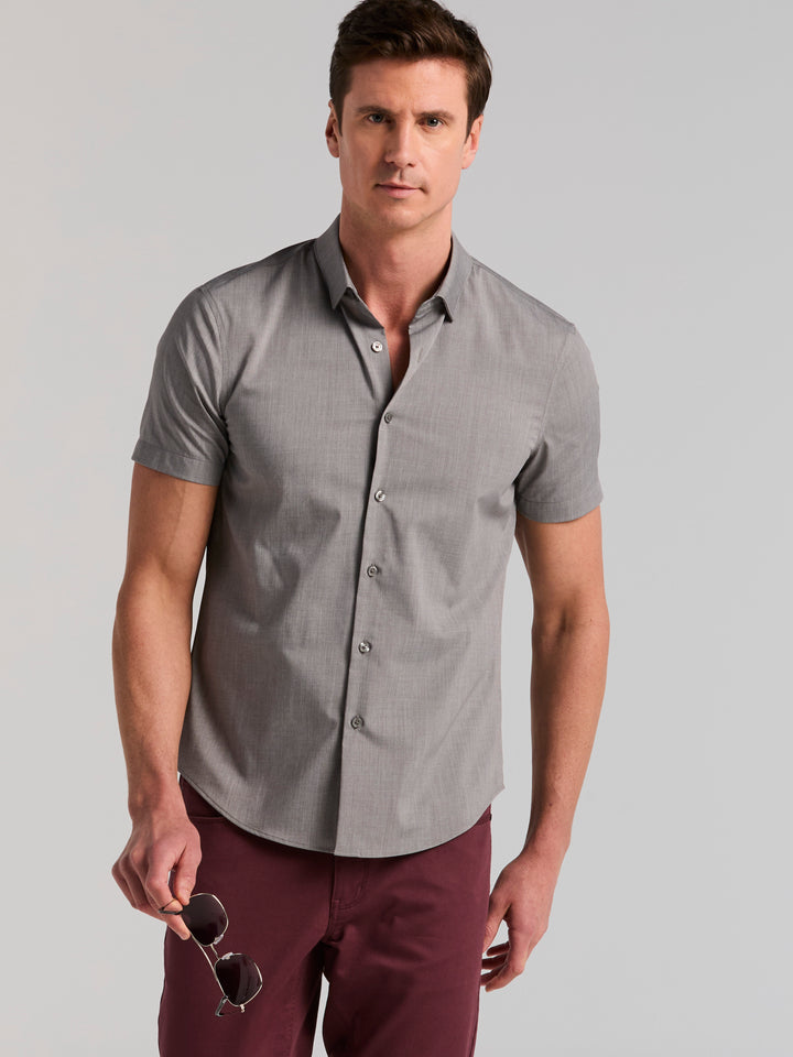 Slim Fit Short Sleeve Shirt (Magnet) 