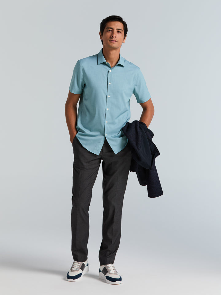 Slim Fit Short Sleeve Shirt (Arctic) 