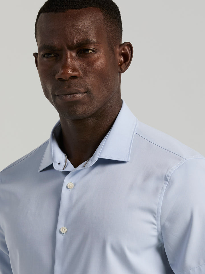 Slim Fit Short Sleeve Shirt (Kentucky Blue) 