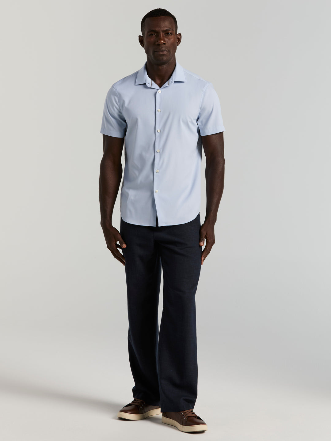 Slim Fit Short Sleeve Shirt (Kentucky Blue) 