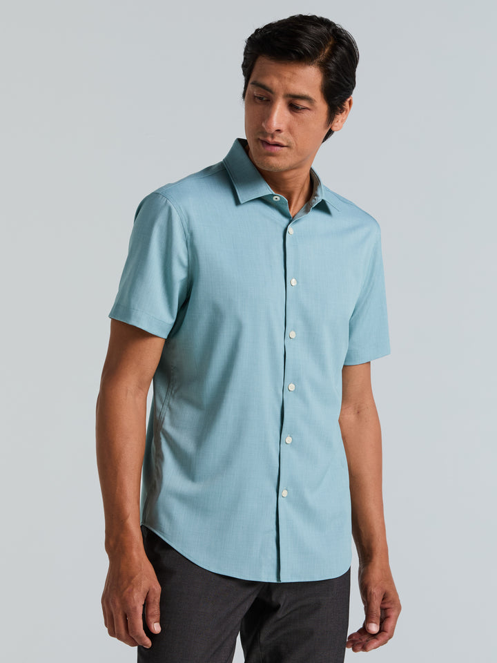 Slim Fit Short Sleeve Shirt (Arctic) 