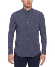 Total Stretch Micro Flower Shirt (Navy) 