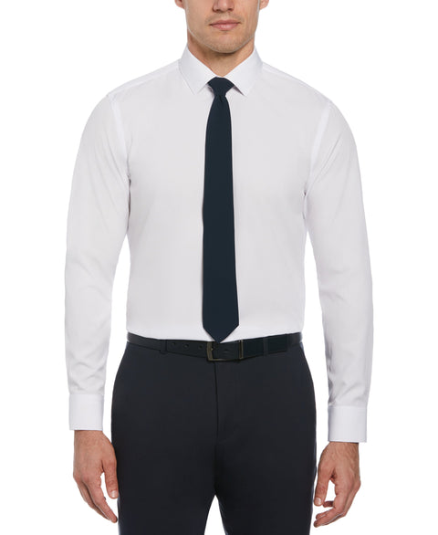 Slim Fit Total Stretch Performance Dress Shirt (White) 