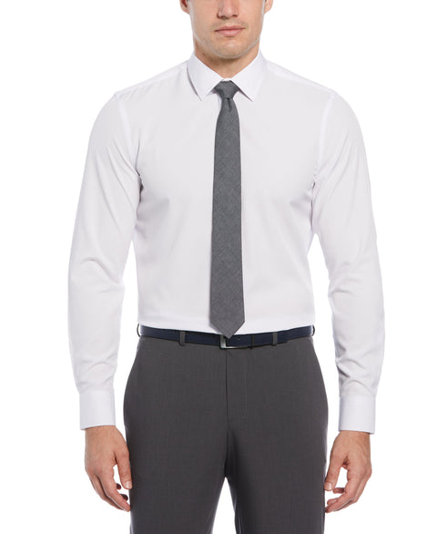 Slim Fit Total Stretch Performance Dress Shirt (White) 