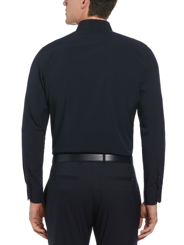 Slim Fit Total Stretch Performance Dress Shirt (Navy) 