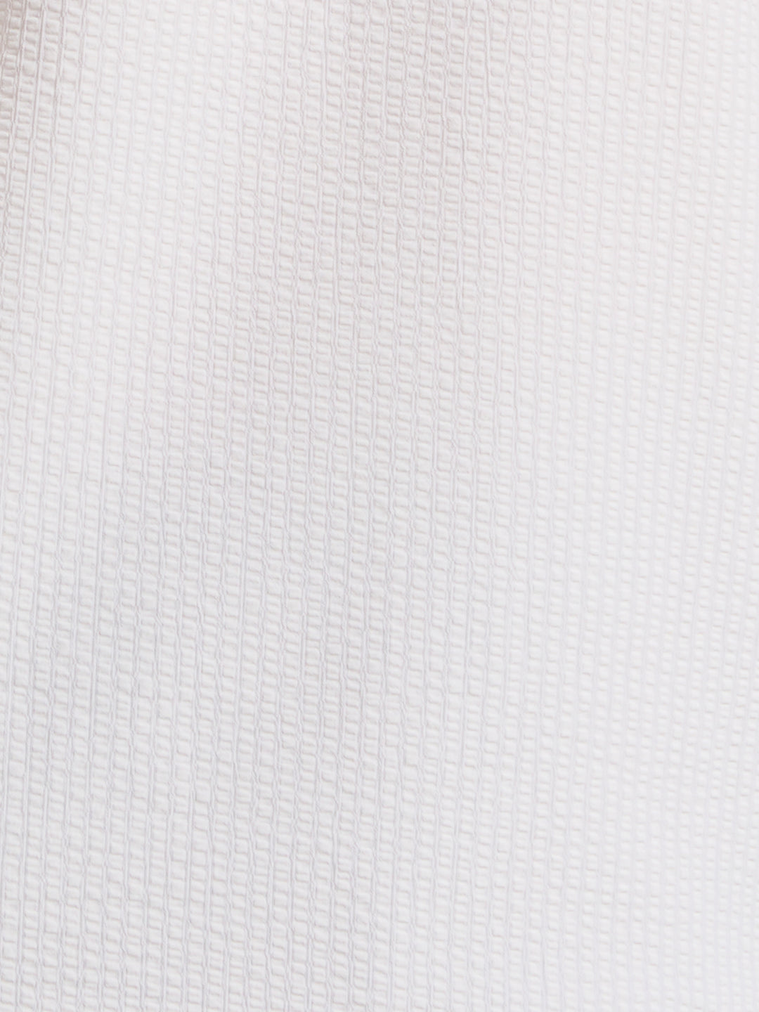 Solid Seersucker Slim Fit Shirt (Bright White) 