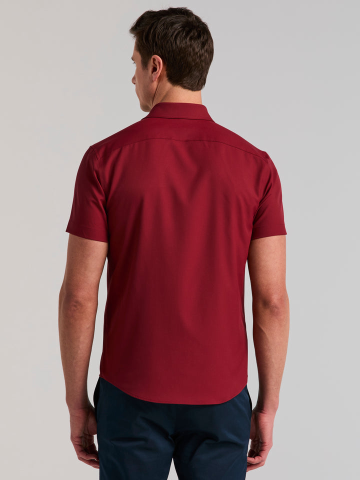 Total Stretch Twill Solid Shirt (Cabernet)