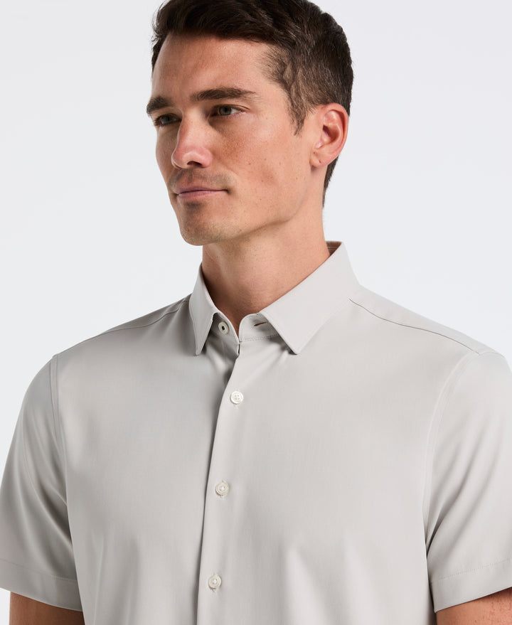 Total Stretch Twill Solid Shirt (Quiet Gray) 