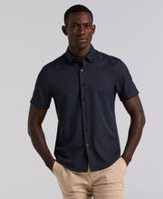Total Stretch Twill Solid Shirt (Dark Sapphire) 