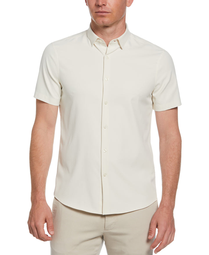 Total Stretch Twill Solid Shirt (Egret) 