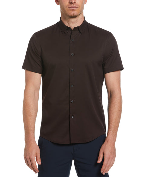 Total Stretch Twill Solid Shirt (Mole) 
