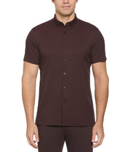 Slim Fit Total Stretch Solid Shirt (Port) 