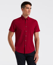 Total Stretch Twill Solid Shirt (Rumba Red) 