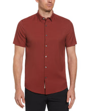 Total Stretch Twill Solid Shirt (Russet Brown) 