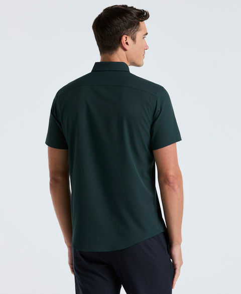 Total Stretch Twill Solid Shirt (Magical Forest) 
