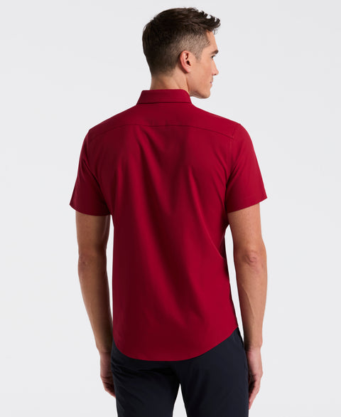 Total Stretch Twill Solid Shirt (Rumba Red) 