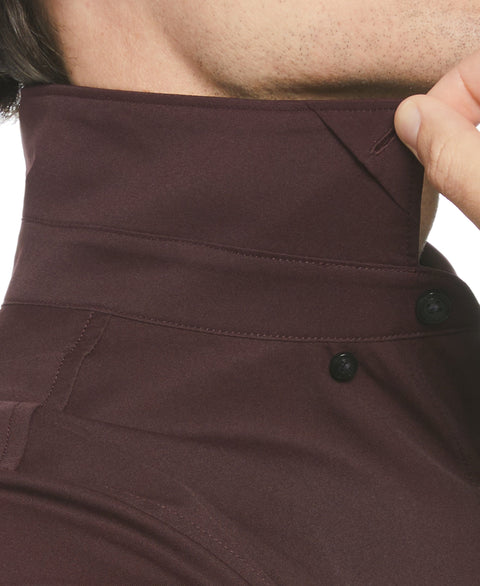Slim Fit Total Stretch Solid Shirt (Port) 