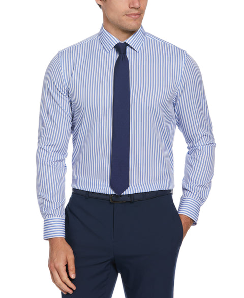 Total Stretch Blue Tri-Stripe Print Shirt (New Blue) 