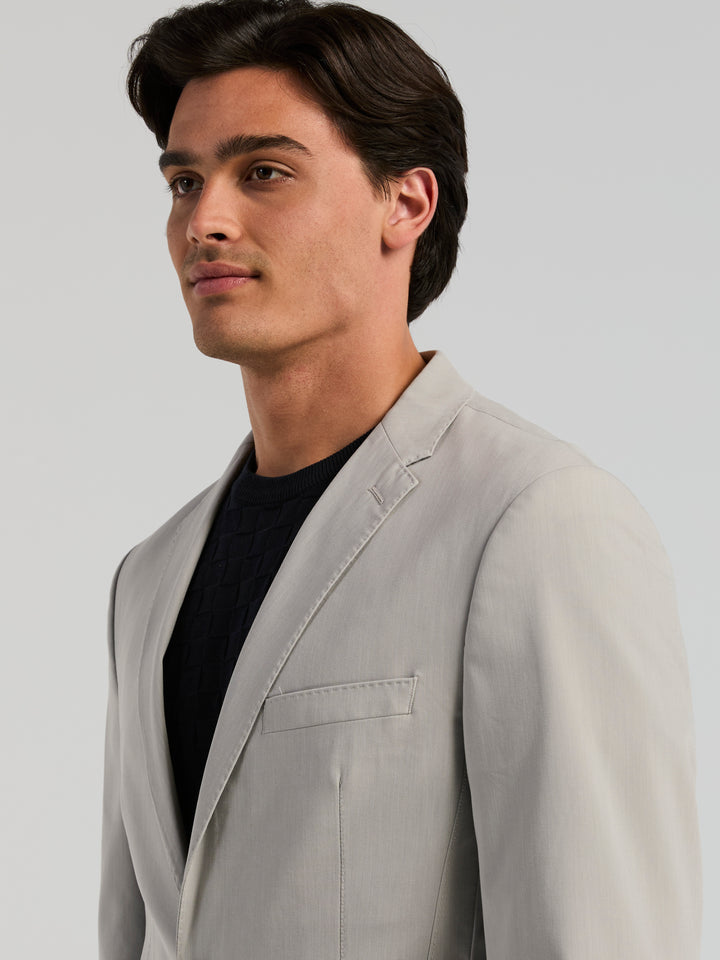 Total Stretch Suit Jacket - Slim Fit (Quiet Gray) 
