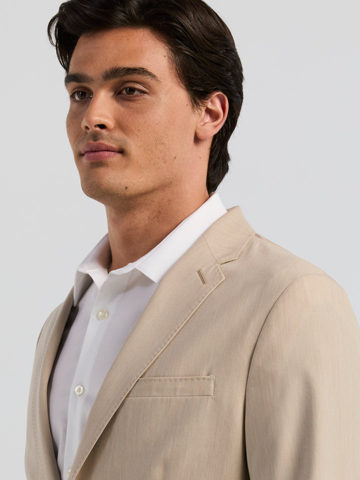 Total Stretch Suit Jacket - Slim Fit (Silver Gray) 