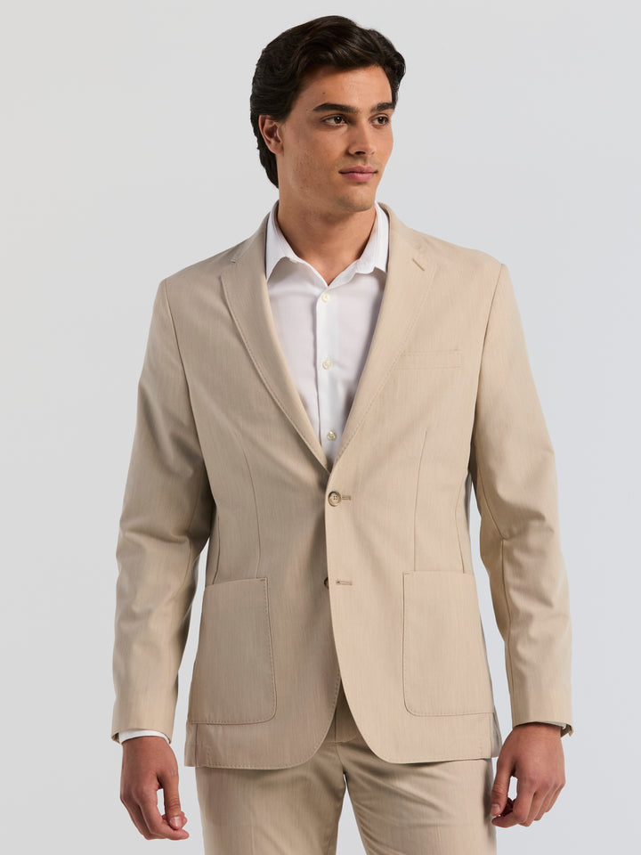 Total Stretch Suit Jacket - Slim Fit (Silver Gray) 
