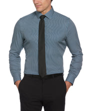Total Stretch Tri-Color Stripe Print Shirt (Blue Wing Teal) 