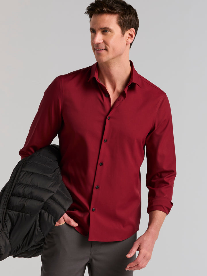 Slim Fit Total Stretch Untucked Shirt