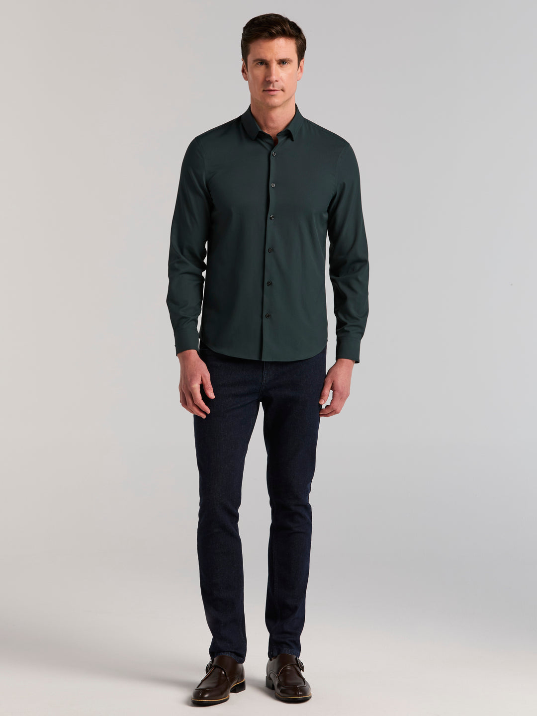 Slim Fit Total Stretch Untucked Shirt