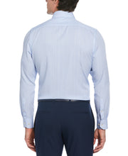 Total Stretch Light Blue Stripe Print Shirt (Lt. Blue) 