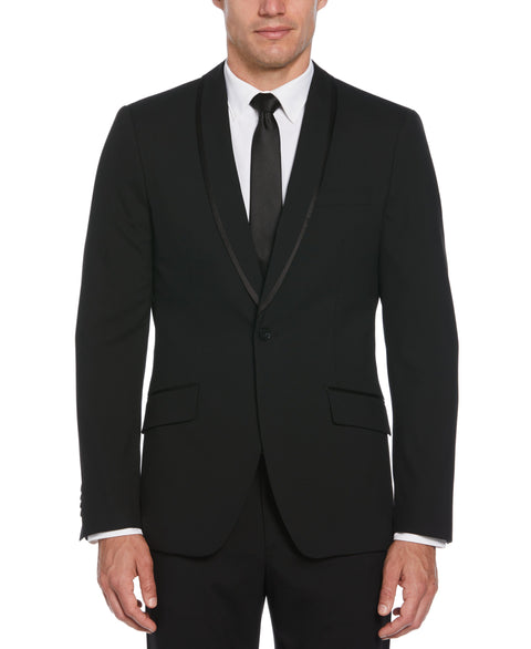 Slim Fit Black Stretch Tuxedo Suit