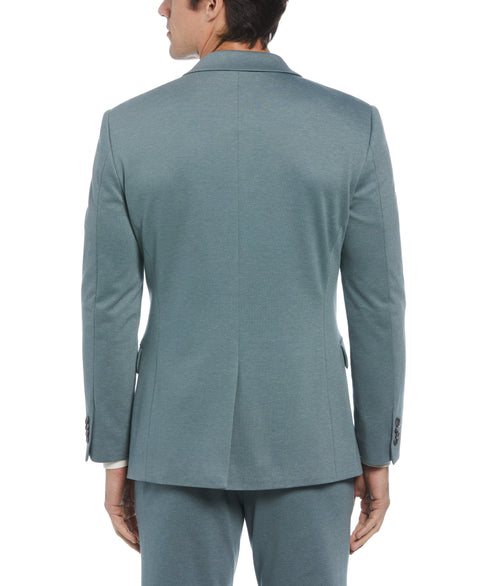 Smart Knit Two Tone Suit Jacket (Goblin Blue) 