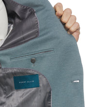Smart Knit Two Tone Suit Jacket (Goblin Blue) 