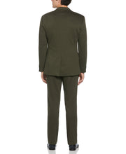 Slim Fit Two Tone Smart Knit Suit Jacket (Rosin) 