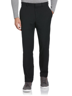 Slim Fit Washable Suit Pant (Black) 