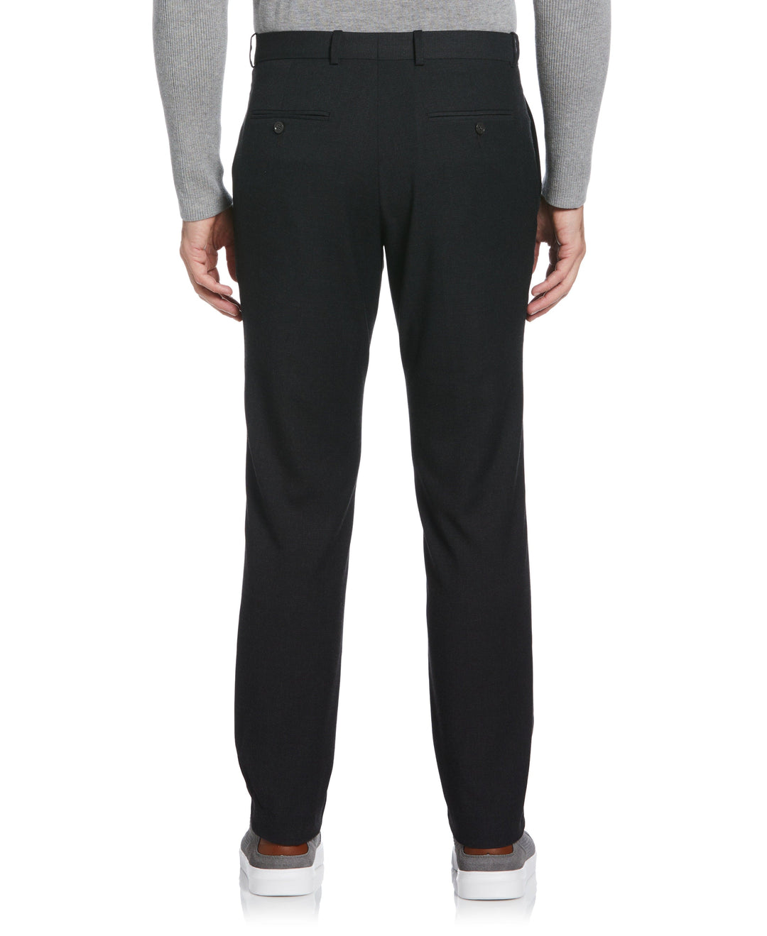Slim Fit Washable Suit Pant (Black)